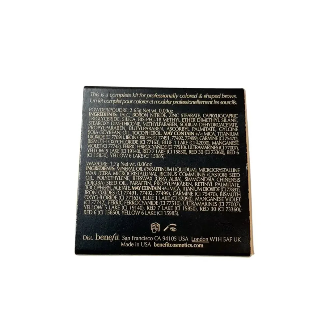 Benefit Brow Zings Shaping Kit in Light‎ Original Formula in Box Browzings